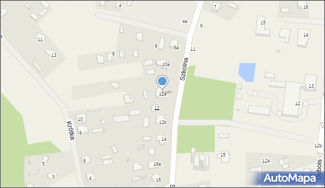 Czeremcha, Szkolna, 12a, mapa Czeremcha