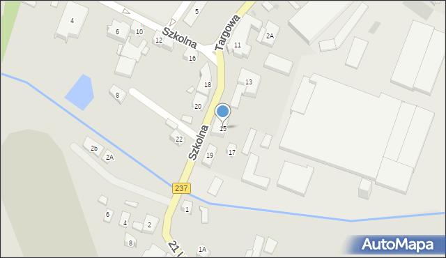 Czersk, Szkolna, 15, mapa Czersk