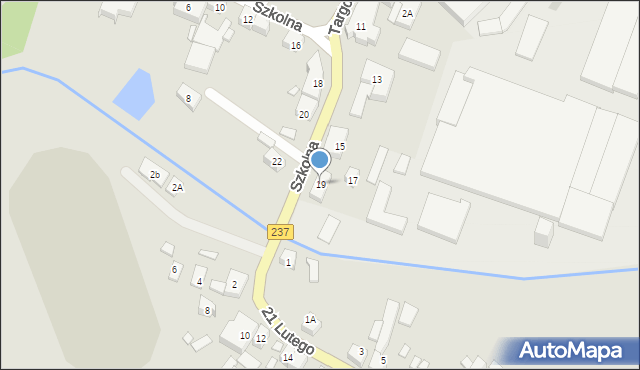 Czersk, Szkolna, 19, mapa Czersk