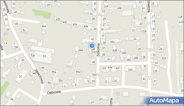 Dąbrowa Górnicza, Szkolna, 46, mapa Dąbrowa Górnicza
