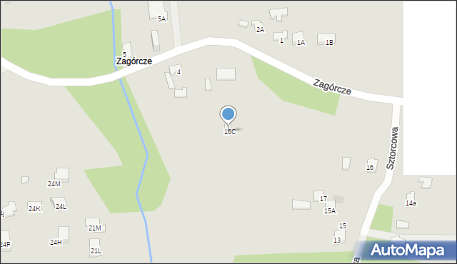 Dąbrowa Górnicza, Sztorcowa, 16C, mapa Dąbrowa Górnicza