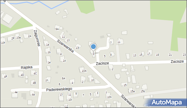 Dąbrowa Tarnowska, Szarwarska, 13G, mapa Dąbrowa Tarnowska