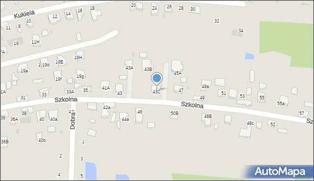 Dąbrowa Tarnowska, Szkolna, 45, mapa Dąbrowa Tarnowska