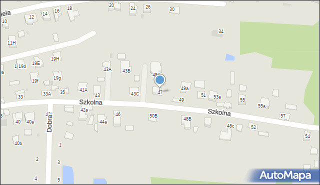 Dąbrowa Tarnowska, Szkolna, 47, mapa Dąbrowa Tarnowska