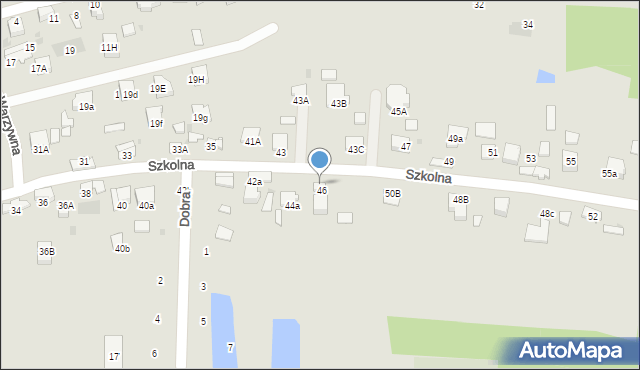 Dąbrowa Tarnowska, Szkolna, 48, mapa Dąbrowa Tarnowska