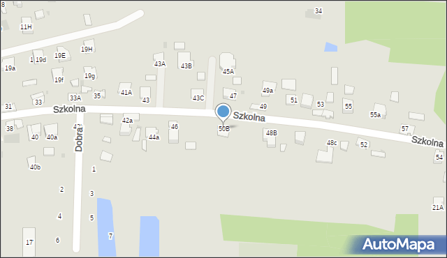 Dąbrowa Tarnowska, Szkolna, 50B, mapa Dąbrowa Tarnowska