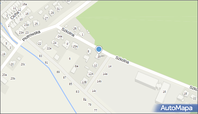 Daszewice, Szkolna, 10, mapa Daszewice