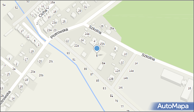 Daszewice, Szkolna, 6, mapa Daszewice