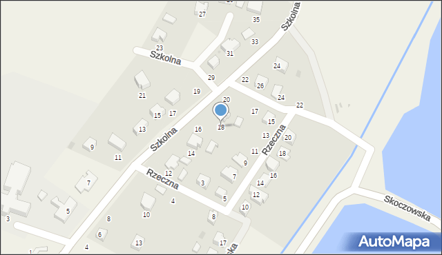 Dębowiec, Szkolna, 18, mapa Dębowiec