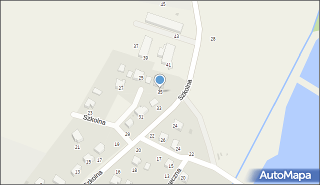 Dębowiec, Szkolna, 35, mapa Dębowiec