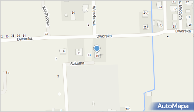 Dobczyn, Szkolna, 15, mapa Dobczyn