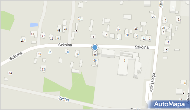 Dobre, Szkolna, 6a, mapa Dobre