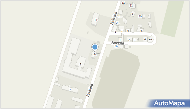 Dobre, Szkolna, 9a, mapa Dobre