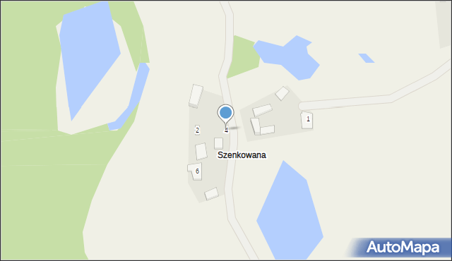 Donimierz, Szenkowana, 4, mapa Donimierz