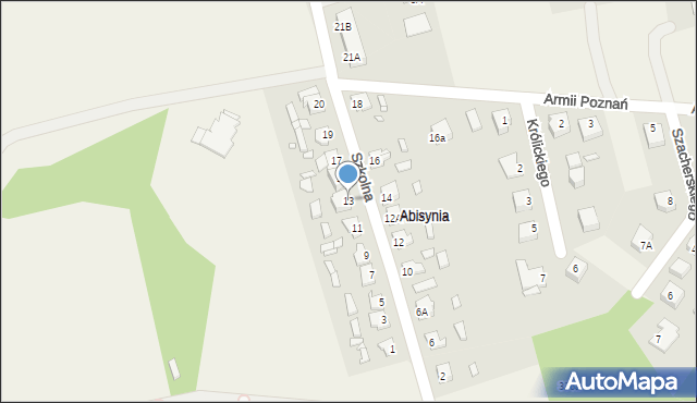 Drawsko, Szkolna, 13, mapa Drawsko