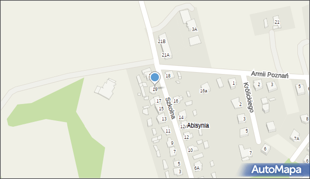 Drawsko, Szkolna, 19, mapa Drawsko