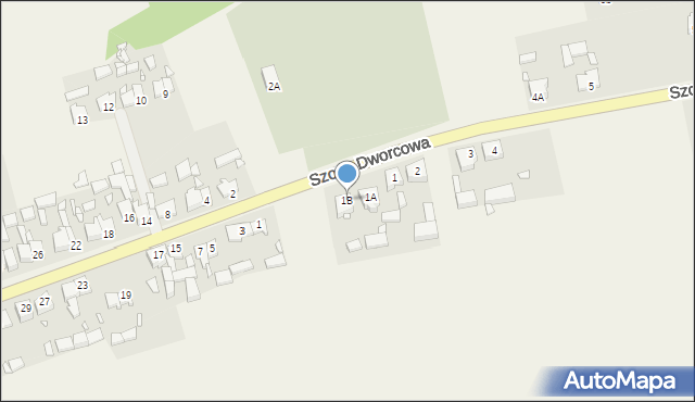 Drawsko, Szosa Dworcowa, 1B, mapa Drawsko