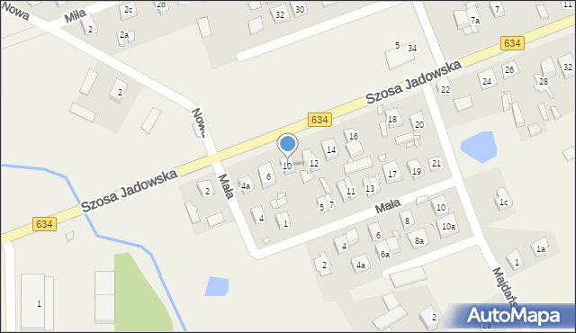 Duczki, Szosa Jadowska, 10, mapa Duczki