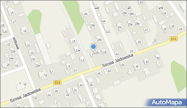 Duczki, Szosa Jadowska, 17, mapa Duczki
