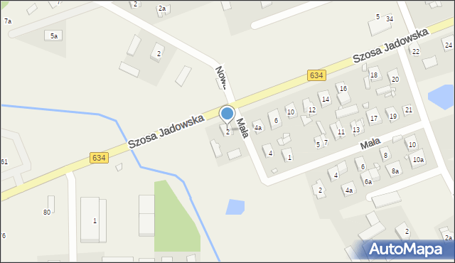 Duczki, Szosa Jadowska, 2, mapa Duczki