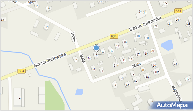 Duczki, Szosa Jadowska, 6, mapa Duczki