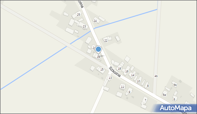 Dziedzice, Szkolna, 19, mapa Dziedzice