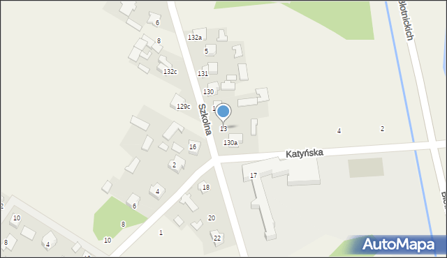 Dzikowiec, Szkolna, 13, mapa Dzikowiec