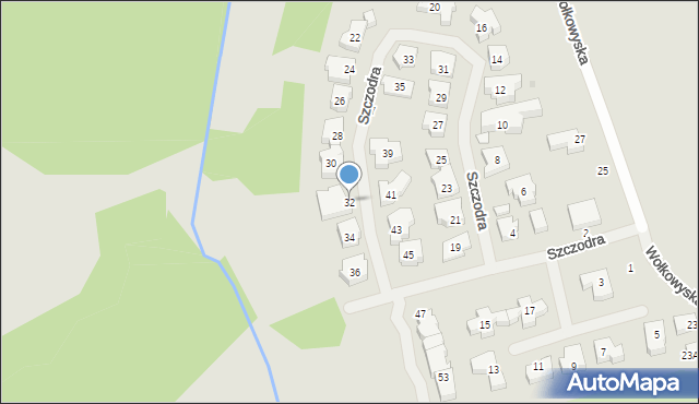 Gdańsk, Szczodra, 32, mapa Gdańska