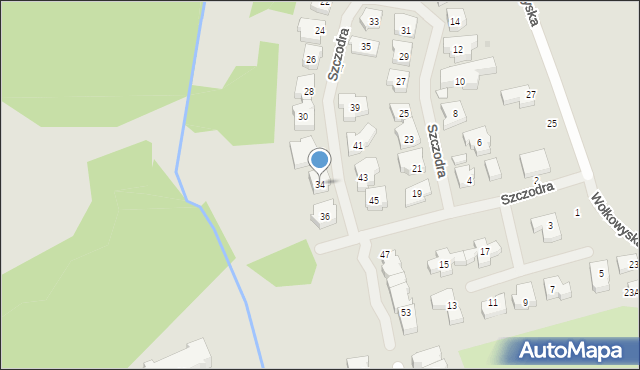 Gdańsk, Szczodra, 34, mapa Gdańska