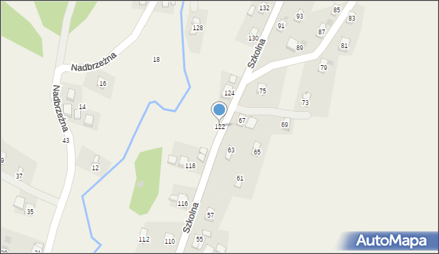 Głojsce, Szkolna, 122, mapa Głojsce