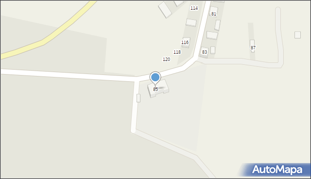 Gniazdów, Szkolna, 85, mapa Gniazdów