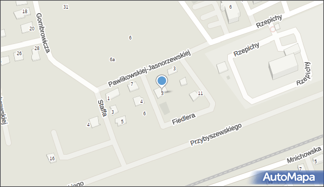 Gniezno, Szymborskiej Wisławy, 3, mapa Gniezna