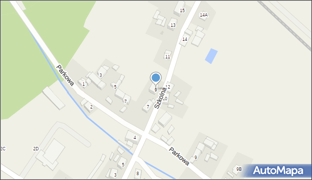 Goczałków, Szkolna, 9, mapa Goczałków