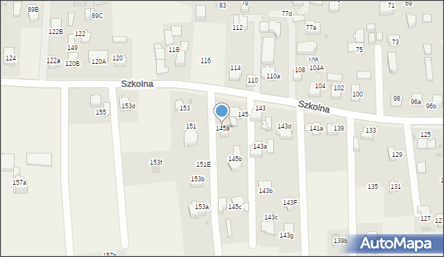 Goczałkowice-Zdrój, Szkolna, 145a, mapa Goczałkowice-Zdrój