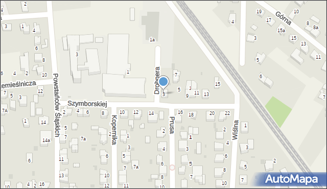Goczałkowice-Zdrój, Szymborskiej Wisławy, 3, mapa Goczałkowice-Zdrój