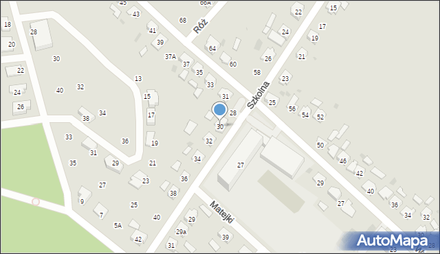 Gogolin, Szkolna, 30, mapa Gogolin