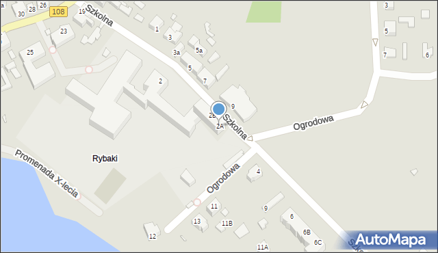 Golczewo, Szkolna, 2A, mapa Golczewo