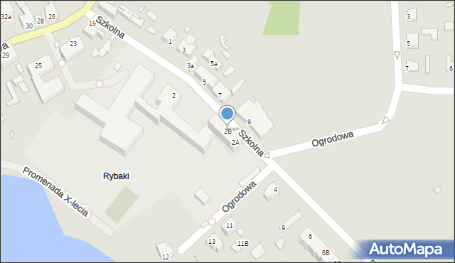 Golczewo, Szkolna, 2B, mapa Golczewo