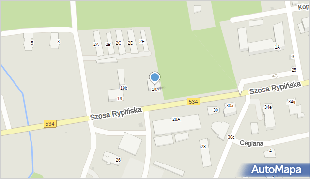 Golub-Dobrzyń, Szosa Rypińska, 19A, mapa Golub-Dobrzyń
