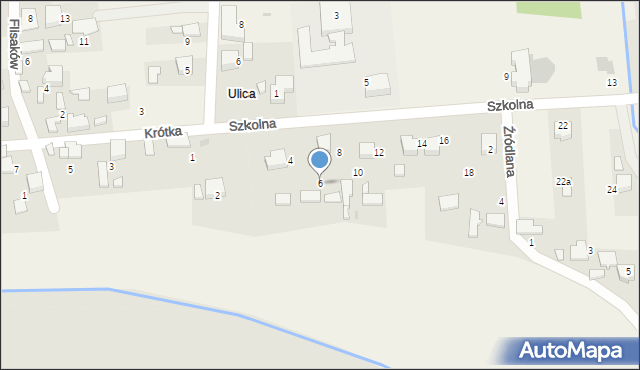 Gorzów, Szkolna, 6, mapa Gorzów