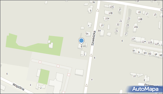 Grodzisk Mazowiecki, Szwedzka, 5, mapa Grodzisk Mazowiecki