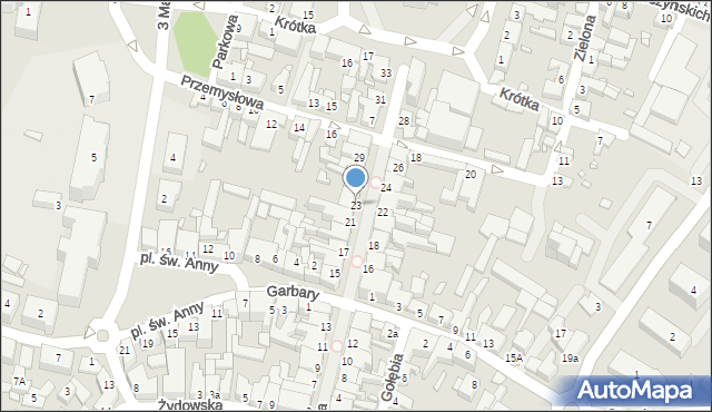 Grodzisk Wielkopolski, Szeroka, 23, mapa Grodzisk Wielkopolski