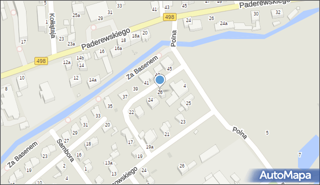 Grudziądz, Szychowskiego Juliana, 26, mapa Grudziądza