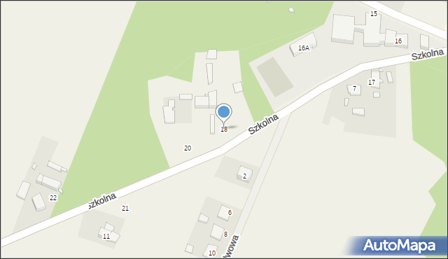 Grzebienisko, Szkolna, 18, mapa Grzebienisko