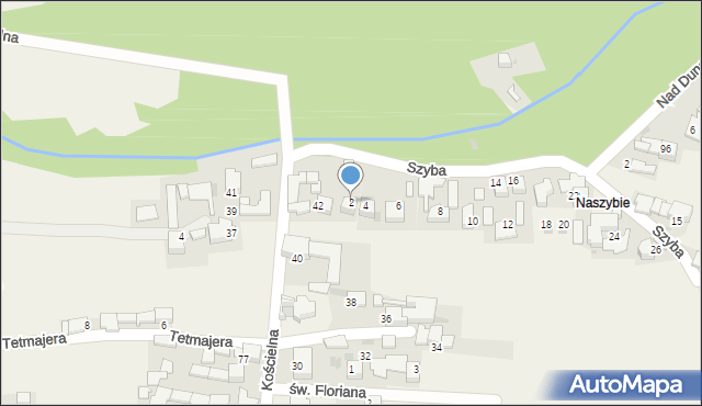 Harklowa, Szyba, 2, mapa Harklowa