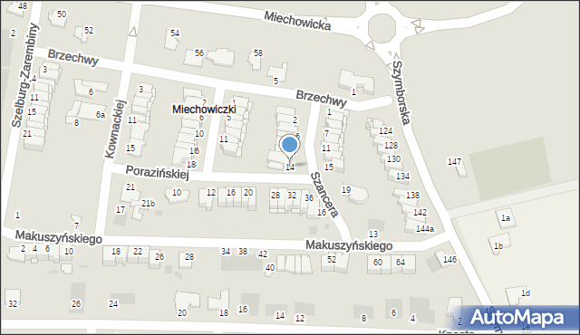 Inowrocław, Szancera Jana Marcina, 14, mapa Inowrocławia