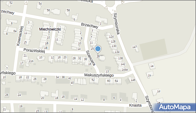 Inowrocław, Szancera Jana Marcina, 19, mapa Inowrocławia