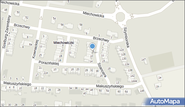 Inowrocław, Szancera Jana Marcina, 8, mapa Inowrocławia