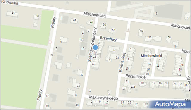 Inowrocław, Szelburg-Zarembiny Ewy, 13, mapa Inowrocławia