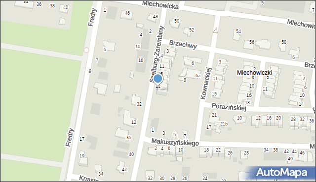 Inowrocław, Szelburg-Zarembiny Ewy, 23, mapa Inowrocławia